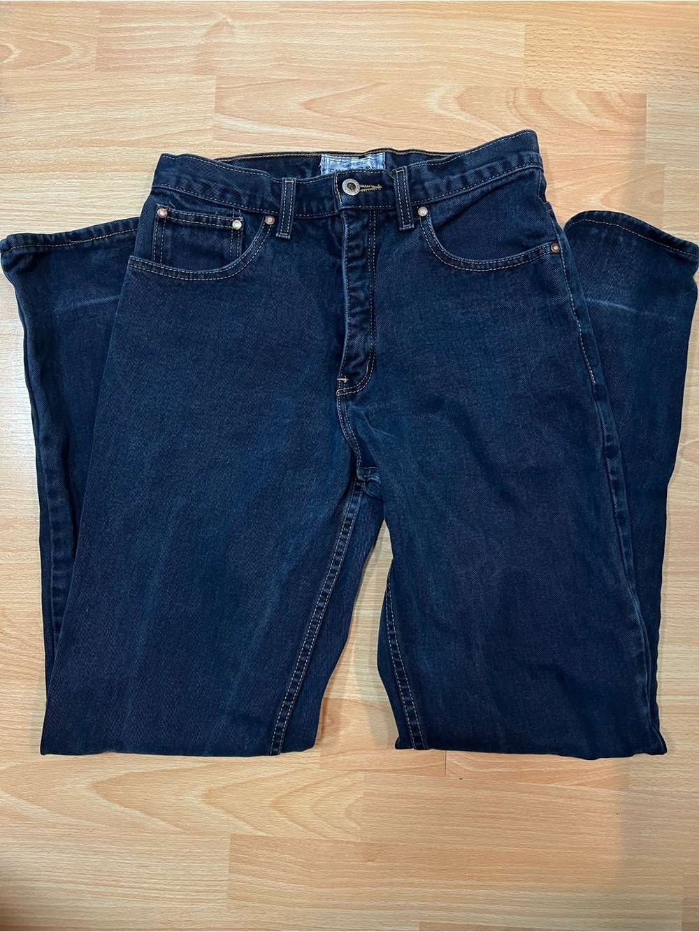 Men's Straight Dark Blue Jeans - Canary Island